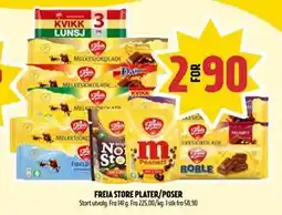 Coop Prix FREIA STORE PLATER/POSER, NOK 90 tilbud