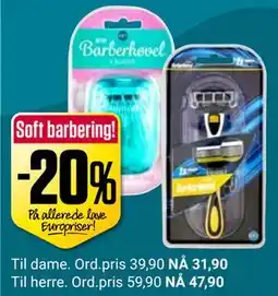 Europris Soft barbering! tilbud