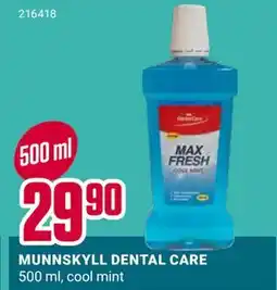 Europris MUNNSKYLL DENTAL CARE, NOK 29.9 tilbud