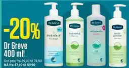 Europris Dr Greve 400 ml! tilbud