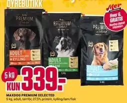 Europris MAXDOG PREMIUM SELECTED, NOK 339 tilbud