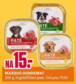 Europris MAXDOG HUNDEMAT, NOK 15 tilbud