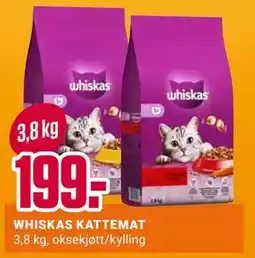 Europris WHISKAS KATTEMAT, NOK 199 tilbud