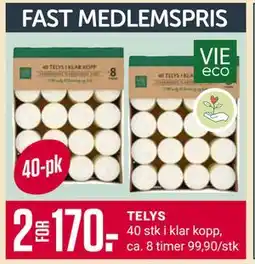 Europris TELYS, Medlemspris tilbud
