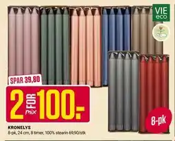 Europris KRONELYS, NOK 100 tilbud