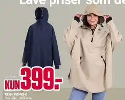 Europris REGNPONCHO, NOK 399 tilbud