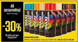 Europris SPRAYMALING tilbud