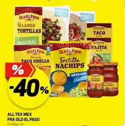 Bunnpris ALL TEX MEX Fra Old El Paso tilbud