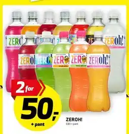 Bunnpris ZEROH!, NOK 50 tilbud