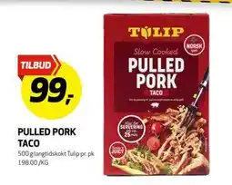 Bunnpris Pulled Pork Taco, NOK 99 tilbud