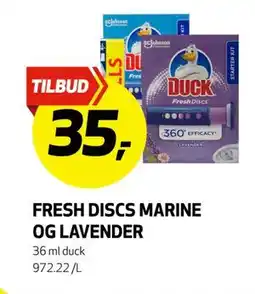 Bunnpris FRESH DISCS MARINE OG LAVENDER, NOK 35 tilbud