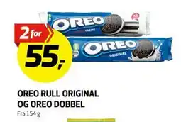 Bunnpris OREO RULL ORIGINAL OG OREO DOBBEL, NOK 55 tilbud