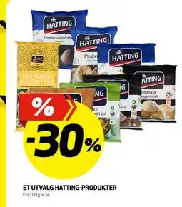 Bunnpris Et utvalg Hatting-produkter tilbud
