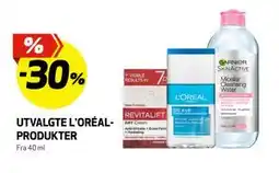 Bunnpris UTVALGTE L'ORÉAL-PRODUKTER tilbud