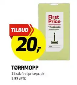 Bunnpris TØRRMOPP, NOK 20 tilbud