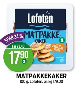 Kiwi LOFOTEN Matpakkekaker tilbud