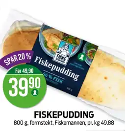 Kiwi FISKEMANNEN Fiskepudding tilbud
