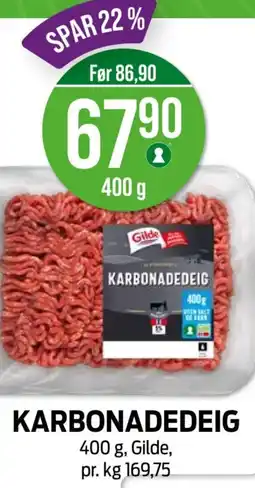 Kiwi GILDE Karbonadedeig tilbud
