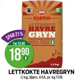 Kiwi AXA Lettkokte havregryn tilbud