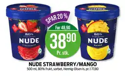 Kiwi Nude strawberry/mango tilbud