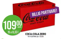 Kiwi COCA-COLA Zero tilbud