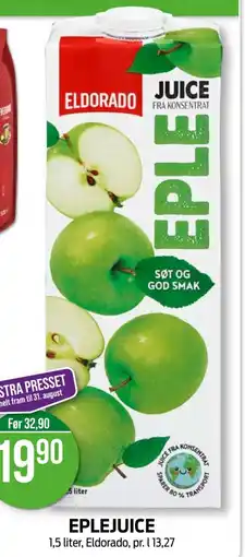 Kiwi ELDORADO Eplejuice tilbud