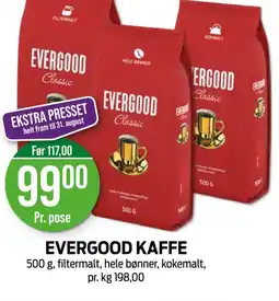Kiwi Evergood kaffe tilbud