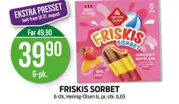 Kiwi Friskis sorbet tilbud