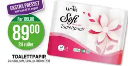Kiwi UNIK Toalettpapir tilbud