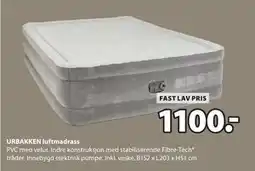 JYSK URBAKKEN luftmadrass, NOK 1100 tilbud