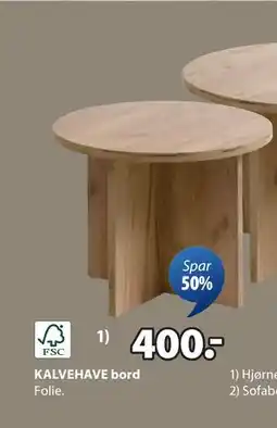 JYSK KALVEHAVE bord, NOK 400 tilbud