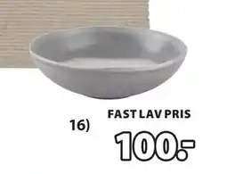 JYSK ELIAS skål, NOK 100 tilbud