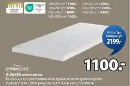 JYSK GURSKEN overmadrass tilbud