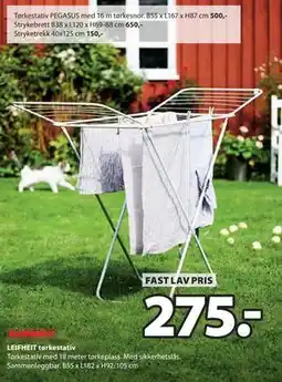 JYSK LEIFHEIT tørkestativ, NOK 275 tilbud
