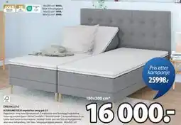 JYSK BJORSUND GE35 regulerbar seng grå-23, NOK 16000 tilbud