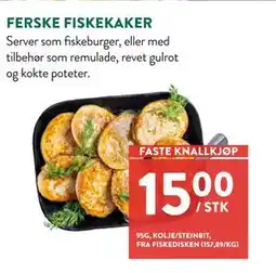 Jacobs FERSKE FISKEKAKER, NOK 15 tilbud