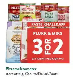 Jacobs Pizzamel/tomater tilbud