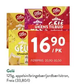 Jacobs Gelé, NOK 16.9 tilbud