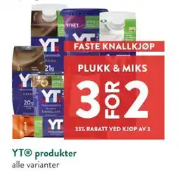 Jacobs YT produkter tilbud