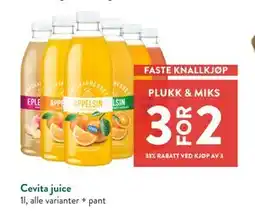 Jacobs Cevita juice tilbud