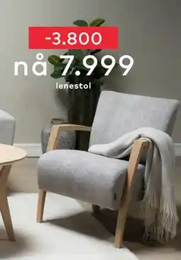 Skeidar Mobile hvilestol, NOK 7999 tilbud