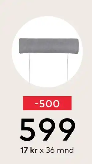 Skeidar Nakkestøtte, NOK 599 tilbud