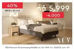 Skeidar XOV Premium 10 rammeseng tilbud