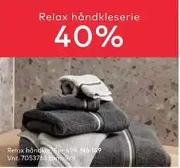 Skeidar Relax håndkle, NOK 149 tilbud
