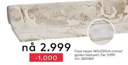 Skeidar Cave teppe, NOK 2999 tilbud
