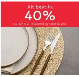 Skeidar Alt bestikk tilbud