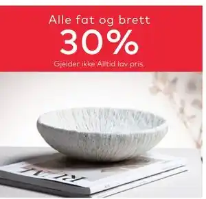 Skeidar Alle fat og brett tilbud