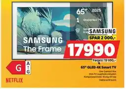 POWER 65 QLED 4K Smart TV, NOK 17990 tilbud