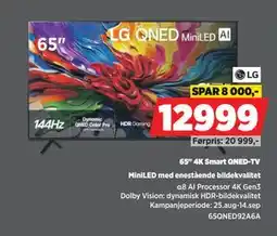POWER 65 4K Smart QNED-TV, NOK 12999 tilbud