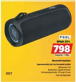 POWER Bluetooth-høyttaler, NOK 798 tilbud